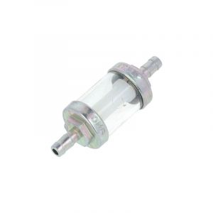 Fuel filter Chrome Transparent