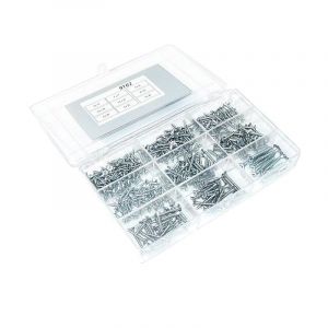 Assortiment set Sunk Chipboard Screws - 380 Pieces