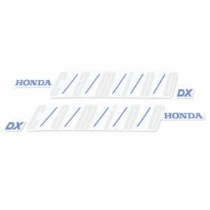 Stickerset Tank Honda Camino DX Blue/White