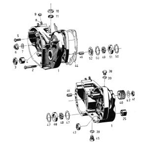 Crankcase Sachs 50/2