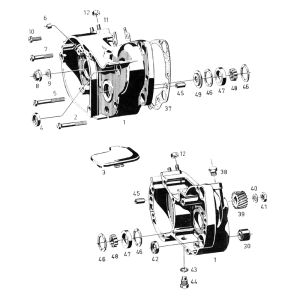 Crankcase Sachs 50/3