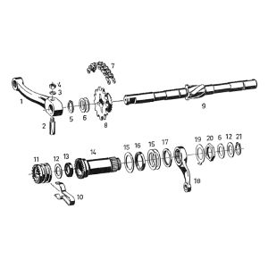 Crank Axle Sachs 50/3