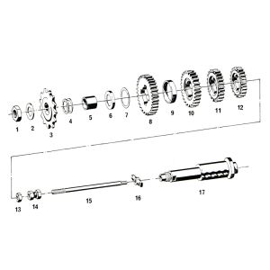 Main Shaft Sachs 50/4 EKF