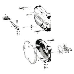 Gear Pedal / Covers Sachs 50/4 EKF