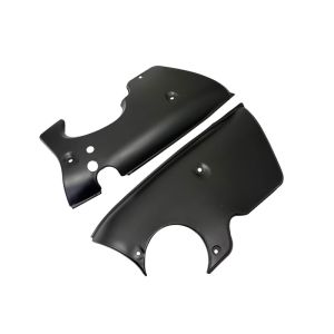 Engine Cover Set Kreidler SB Matte Black Open Flywheel Cover