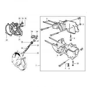 Crankcase Puch Maxi