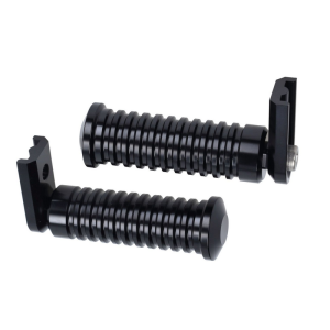 Footrest Set Tomos A3 / A35 Black CNC