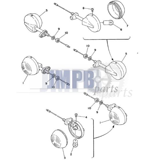 Flashers Yamaha FS1 DX