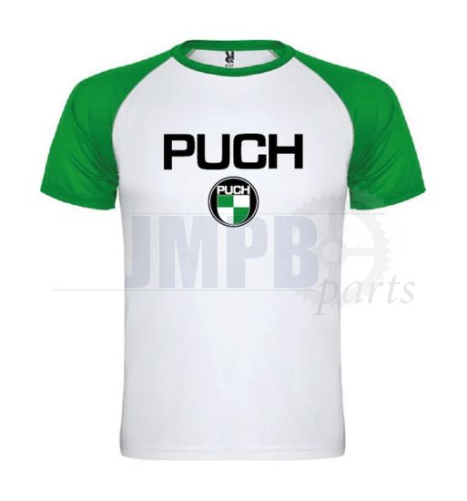 T-Shirt Puch Classic Mesh White/Green