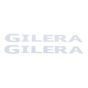 Gilera Word Stickerset White 315X30MM