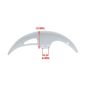 Front Fender White Honda MB