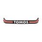 Sticker License plate holder Wide Tomos Red/Black