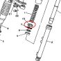 Holder Fork spring Yamaha FS1 2RU