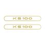 Stickerset Tank Zundapp KS100 Gold