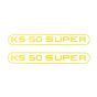 Stickerset Tank Zundapp KS50 Super Yellow