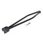 Frame Rod Double Curved Black EBR Puch Maxi