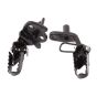 Footrests Frontside Complete Black Honda MT50