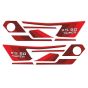 Stickerset Complete Zundapp KS80 Super Red/White