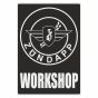 Workshop Sticker Zundapp Black English