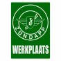 Werkplaats Sticker Zundapp Green Dutch