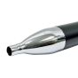 Exhaust Silencer Cigar Universal Black/Chrome 28MM