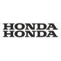 Stickerset Honda Word Black 22CM