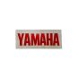Sticker Yamaha Red on Chrome 51X20MM