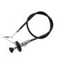 Choke cable with button Universal