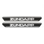 Tank stickers Zundapp ZD40 Black/White