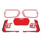 Stickerset Yamaha DT Black/Red/White