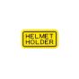 Sticker "Helmet Holder" Honda MT/MB Yellow