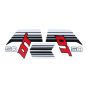 Stickerset Yamaha DT50 Red/Black/White 1981