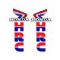 Stickerset Honda HRC Red/Blue 168X80MM