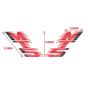 Stickerset Tank Honda MT5 88/89 Red/White