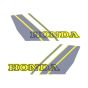 Stickerset Tank Honda Camino Special Grey/Black/Yellow