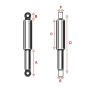 Shock absorbers Closed Matt Black 300MM DMP