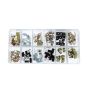 Assortment set Fixing clips - 120 Pieces
