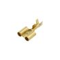 Round Double Plug Female 3.5MM - Japanese - Brass