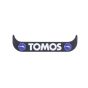 Sticker License Plate Holder Small Tomos Logo Blue