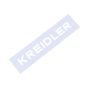 Stencil Buddyseat Kreidler 140X17MM