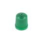Valve Cap Green Plastic with Seal