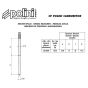 Throttle Needle Polini CP 14/22