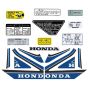 Sticker set Complete Honda MB50 Blue/White 1987-1990