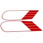 Tank stickerset Yamaha FS1 3E9 Red