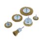 Steel brush set with stift 6 Parts