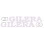 Stickerset Gilera + Logo Big White