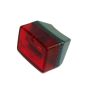 Taillight small Carbon-Red Puch Maxi