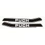 Tank stickerset Black/White Puch MONZA