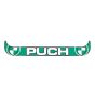 Sticker License plate holder  Wide Puch Green