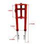 Front fork Puch Maxi as Original Red